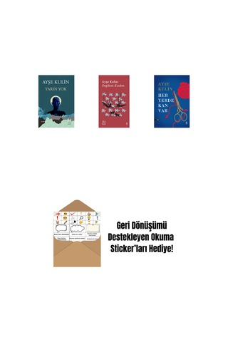 Yarın Yok + Everest Açıkhava 19 - Doğdum. Kızdım + Her Yerde Kan Var Ciltli + Okuma Sticker'ları