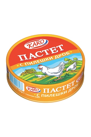 Karo Tavuk Pastet Konserve 180 Gr