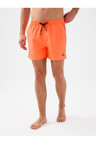 LOFT Regular Fit Erkek Deniz Şortu Neon Orange
