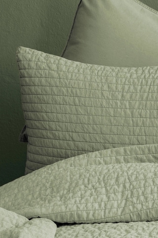 Savanna Yıkanmış Sage %100 Pamuk Poplin Yatak Örtüsü 180 260cm Yeşil