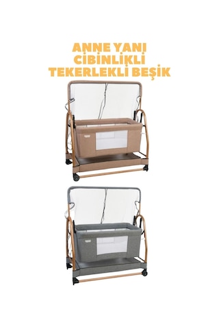 Yeni Doğan Rocco Bebek Çeyiz Seti Bebek Arabası Puset+beşik Yürüteç Mama Sandalyesi Oyun Halısı... Gold/kahve