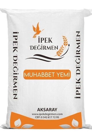 İpek Değirmen Karışık Muhabbet Kuşu Yemi 5 kg Vitaminli Özel Seçilmiş Taze Tohumlar Ekonomik Büyük Paket