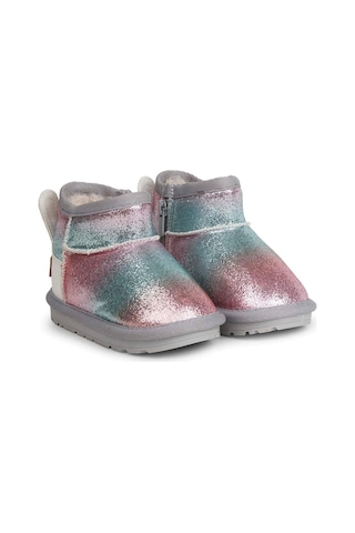 Slide Buck3060-bh004 Kürklü Çocuk Botu - Gri Gri