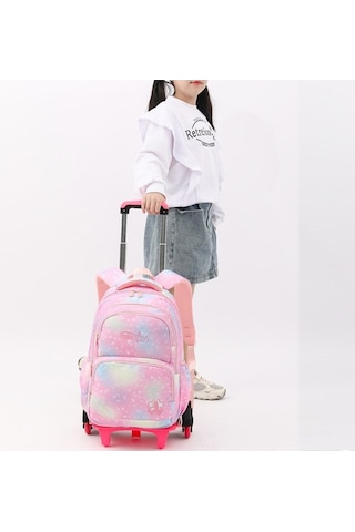 Maoyaya Çocuklar İçin Güvenli Çekçekli Merdiven Goodtool Çocuklar İçin Çekçekli Merdiven Çıkabilen Pempe