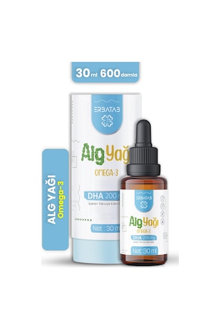 Erbatab Alg Yağı Omega3 30 ML