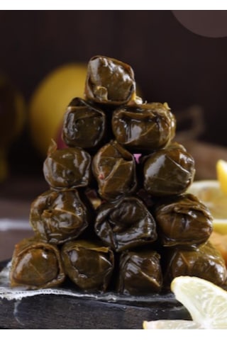 Hana Zeytin Yağlı Yaprak Sarma Yalancı Dolma 400 Gr X5adet - Vejetaryen