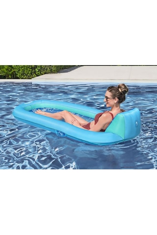 Bestway 43733 Flex N Fold Lounge Deniz Yatağı 1.88m X 98cm X 38cm Mavi