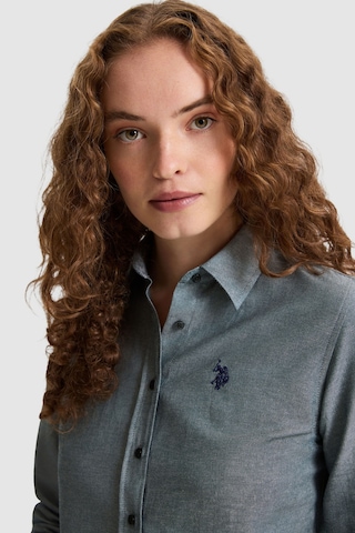 U.S. Polo Assn. Kadın Yeşil Uzun Kollu Basic Gömlek 50324791 Vr060 Eden Green
