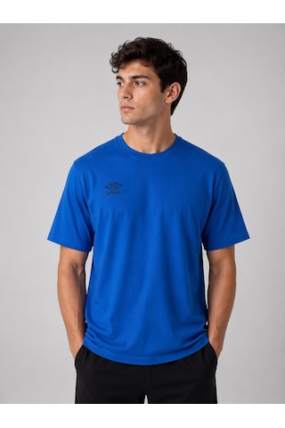 Umbro Season Erkek Mavi Pamuklu Spor Tişört Nf0150
