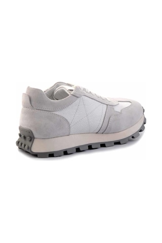 Bambi Beyaz Beyaz Leather Erkek Sneaker E01585731902 Beyaz