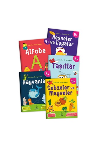 5 Yaş Noktaları Birleştirelim Okul Öncesi Eğitici Aktivite Seti