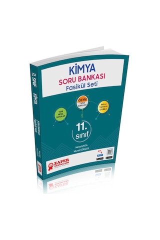 Zafer Yayınları 11. Sınıf Kimya Soru Bankası Fasikül Seti - Yeni