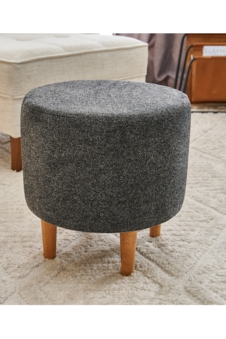 Favora Fındık Puf - Antrasit Antrasit