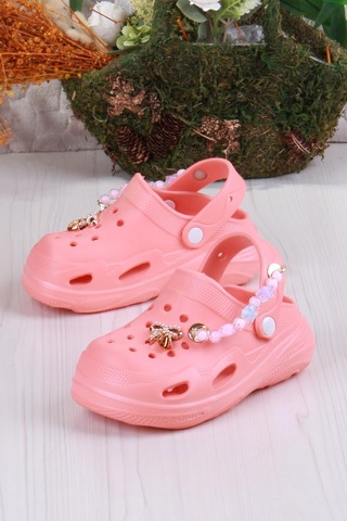 Fort Clx 6990 Plaj Deniz Havuz Terliği Hafif Rahat Esnek Kız Çocuk Terlik Turuncu