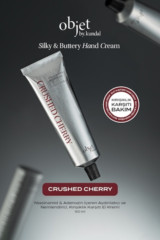 Kırışıklık Karşıtı Nemlendirici El Kremi Objet By Kundal Silky & Buttery Hand Cream Crushed Cherry
