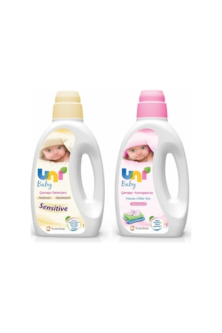 Uni Baby Sensitive Hipoalerjenik Parfümsüz Çamaşır Deterjanı + Yumuşatıcı 1500 ML