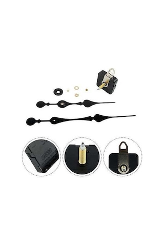 Pazly Genel Metal Saat Mekanizması, Duvar Saatleri İçin Uygun, 1.5v, 32.768khz Diğer