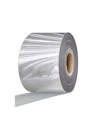 Gümüş Yaldızlı 40 Mm Sıcak Damgalama Folyo Kağıdı