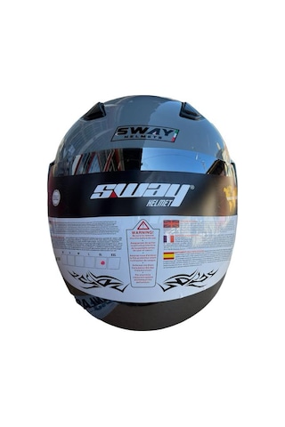 Sway SW 700 Yarım Motosiklet Kask Nardo Gri