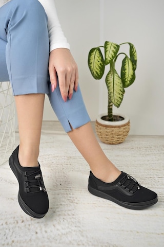 Nesil Shoes Sdf 702 Siyah Kot Anatomik Kadın Ayakkabı-siyah Kot Kot Rengi - Siyah