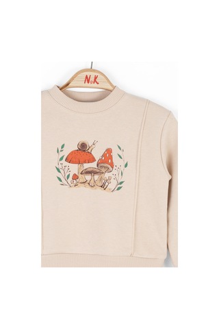 Nk Kids Kız Çocuk Sweatshirt 37608 Krem