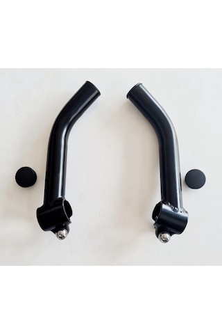 Mtb Bisiklet Bar - End Boynuz Takımı Siyah