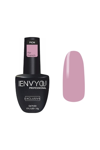 Envy Kalıcı Oje For French Collection Yarı Şeffaf Pion Pembe Kalıcı Oje 10gr