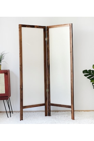 Weblonya Ahşap Paravan Panel Kumaş Paravan Seperatör 5214 Diğer