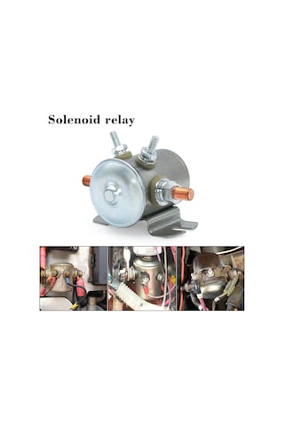 Geeroyoo Yüksek Kaliteli 12 Volt 4 Uçlu Solenoid Röle Anahtarı, Golf Arabaları Ve Endüstriyel Uygulamalar İçin
