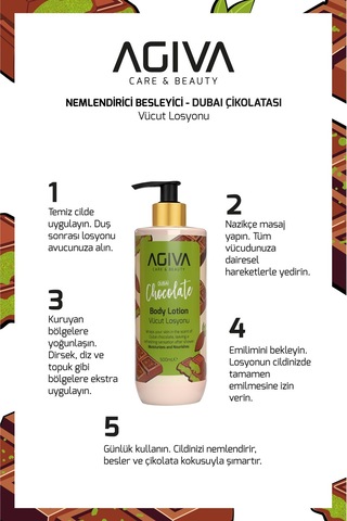 Dubai Çikolatası Yoğun Nemlendirici Ve Besleyici Anti Alerjik Vücut Losyonu 500 Ml
