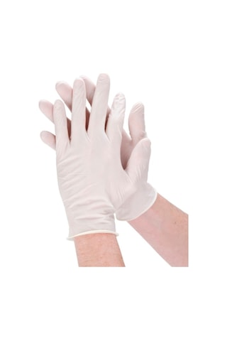 Tenty Flex Pudrasız Lateks Muayene Eldiveni 100'lü