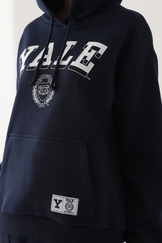 Yale Lacivert Kapüşonlu Cep Detay Kadın Sweatshirt 5274-41189 Lacivert