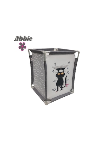 Abbie Oyuncak Sepeti Sepet Siyah Kedi Gri