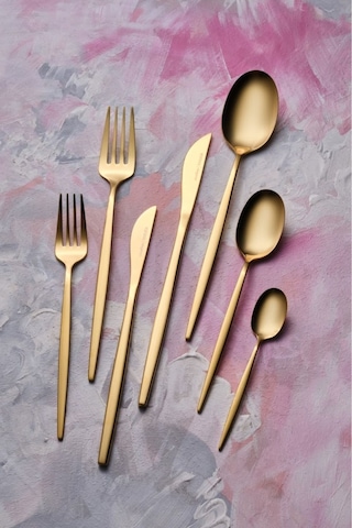 Karaca  Camille 12 Kişilik 84 Parça Çatal Kaşık Bıçak Takımı