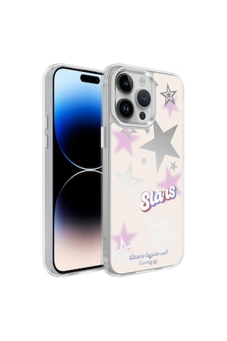 Apple Uyumlu iPhone 13 Pro Max Kılıf Airbagli Parlak Tasarımlı Desenli Mimbo Kapak