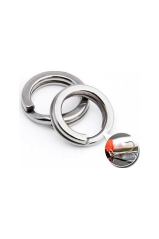 Strong Split Ring Olta Halkası 8 X 0.1 Mm 100 Ad Paslanmaz Çeli Strong Split Ring Olta Halkası 8 X 0.1 Mm 100 Ad Paslanmaz Çeli
