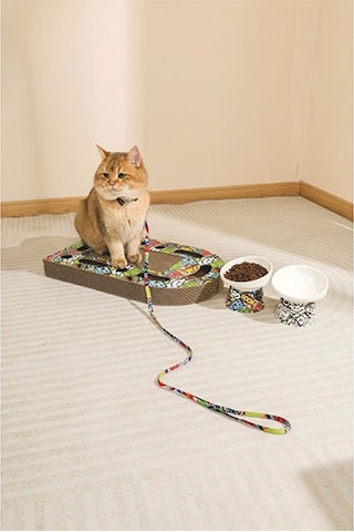 M-pets Urban Style Freestyle Kedi Karton Tırmalama Tahtası Renkli 50x30 Cm 244-54018.01