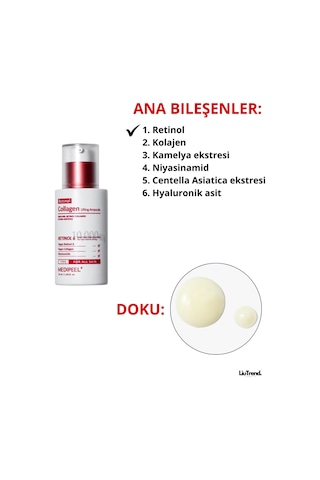 Medipeel Medi Peel Retinol Kolajen Sıkılaştırıcı Ampul, 50 Ml M0095