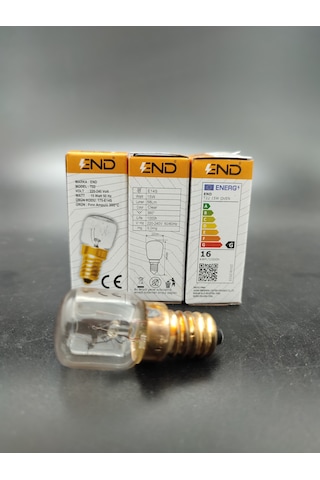 Fırın Ampulü E.14 15 Watt 3.adetli Paket