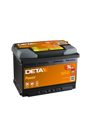 Akü Deta 12v 74 Ah 680a L03 278 175 190