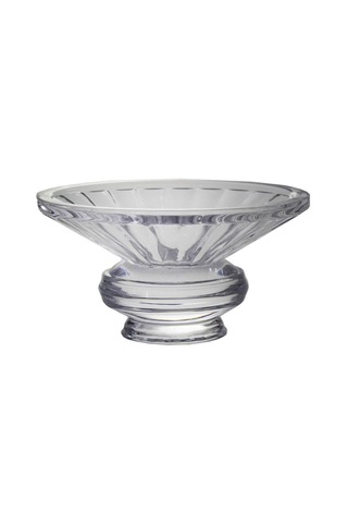 Paşabahçe Kristal El İmalatı Gravurlu Ayak Oval Kase 24244