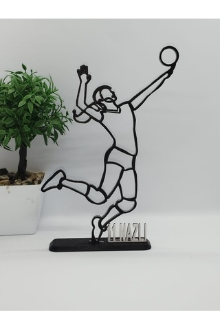 Valeybol Masa Dekor Hediye Fikri Sanat Heykeli