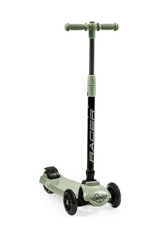 H01 Racer Üç Tekerli Işıklı Katlanabilir Scooter Sarı