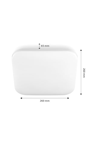 Philips Mauve Kare Tavan Lambası 12W 2700K Sarı Işık