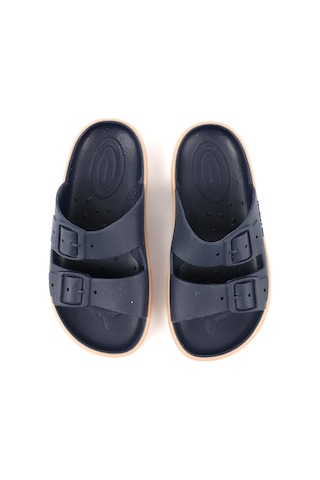 Boatilus Rocksy-f Navy/beige Erkek Çocuk Terlik Lacivert