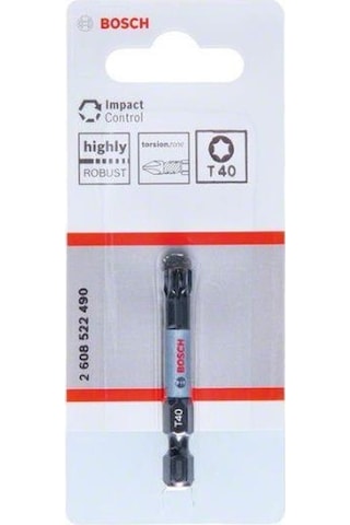 Bosch Impactc Torx Bits Ucu T40x50 Mm 1'li 2608522490