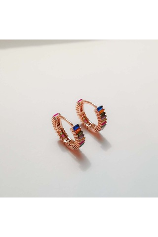 Choice Miks Baget Halka Gümüş Küpe S