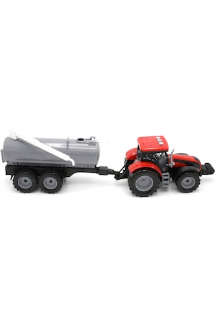 Aya-40296 Sesli-ışıklı-pilli Tanker Traktör Kırmızı