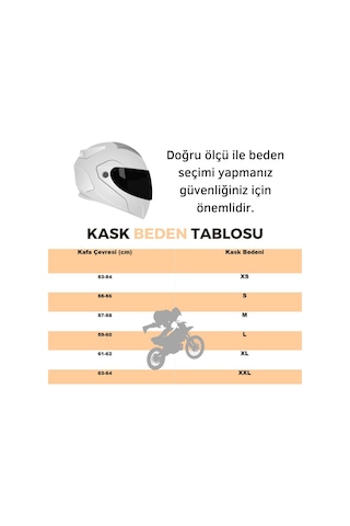 Free M Fr 801 Turuncu Kross Kapalı Motosiklet Kask