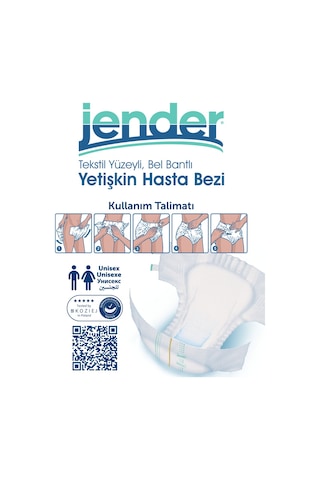 Jender Hasta Alt Bezi XL 30'Lu x 4 120 Adet